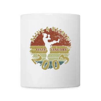 22. Geburtstag Vivant depuis 01/2003 - Mug blanc - blanc - Devant