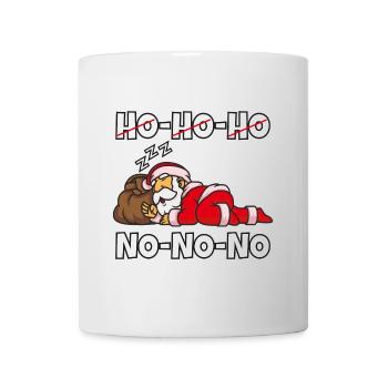 Père Noël paresseux - Mug blanc - blanc - Devant
