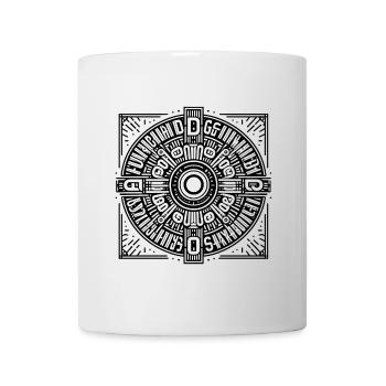 Ki Design Muster | undefinied circle - Tasse - Weiß - Vorne