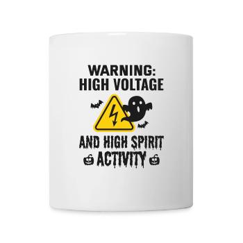 Electrician Halloween: High Voltage, High Spirit - Mug - white - Front