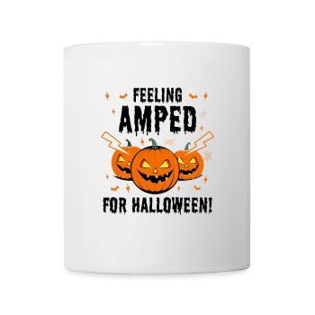 Halloween Electrician Amped Spooky Pumpkin Humor - Mug - white - Front