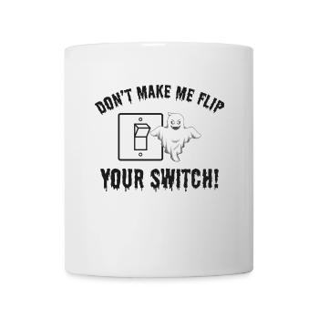 Électricien Halloween Switch Humour Voltage Spooky - Mug blanc - blanc - Devant