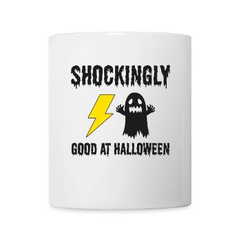 Elektriker Halloween: Schockierend guter Techniker - Tasse - Weiß - Vorne