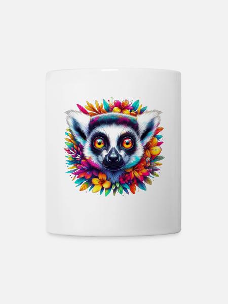 Lemur - Tasse - Weiß