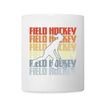 Vintage Hockey - Mug blanc - blanc - Devant