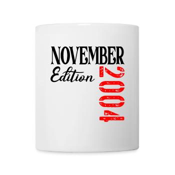 22ND BIRTHDAY NOVEMBER 2004 - Mug - white - Front