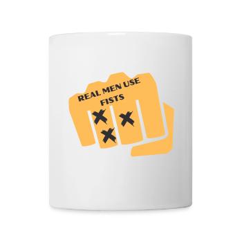 Fäuste Karte Grafik - Tasse - Weiß - Vorne