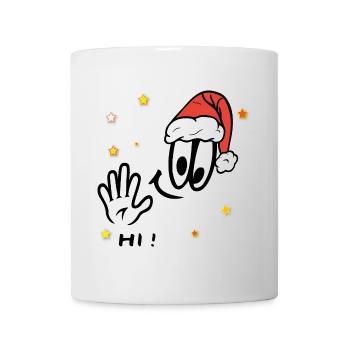 Weihnachtsmann Comic - Tasse - Weiß - Vorne