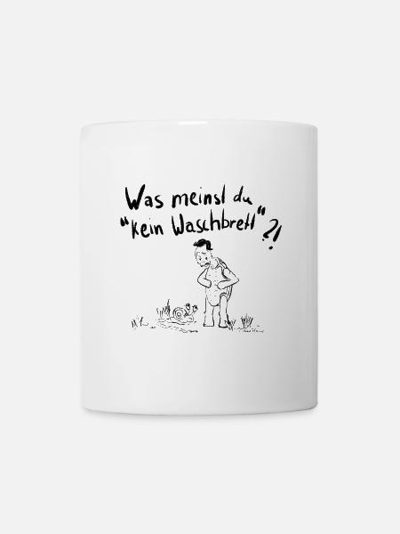 No washboard - Mug - white