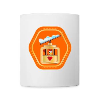 REMONTÉES MÉCANIQUES SKI - WINTER HÜHNER - Mug blanc - blanc - Devant