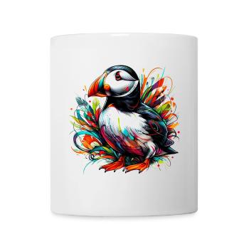 Papageitaucher - Tasse - Weiß - Vorne