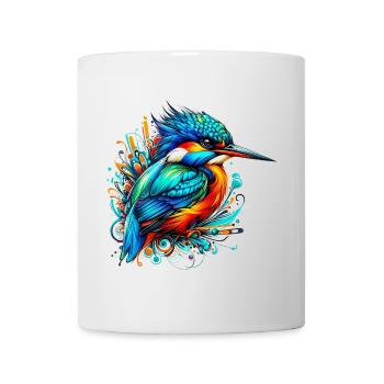 Martin-pêcheur - Mug blanc - blanc - Devant