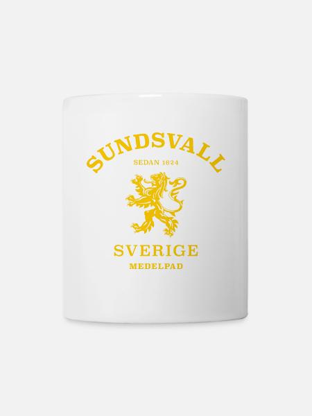 SUNDSVALL Sverige Schweden - Tasse - Weiß