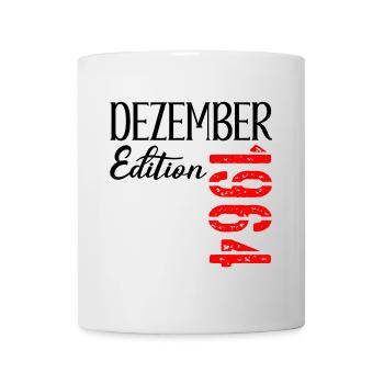 62. GEBURTSTAG DEZEMBER 1964 - Tasse - Weiß - Vorne