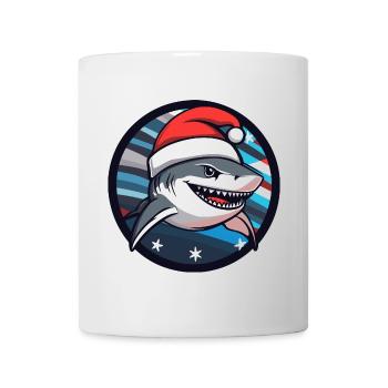 Hai Weihnachten Tier - Tasse - Weiß - Vorne