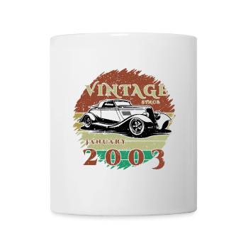 22nd Birthday - Classic - Vintage since 01/2003 - Mug - white - Front