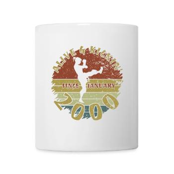 25. Birthday Alive and kickin since 01/2000 - Mug - white - Front