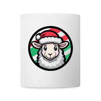 Schaf Weihnachten Tier - Tasse - Weiß - Vorne