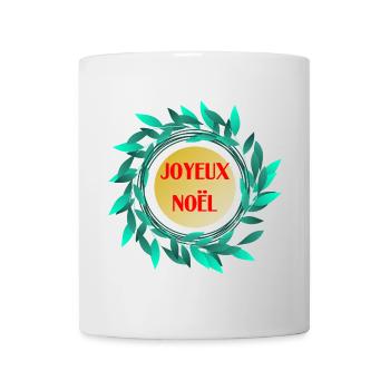 NOËL. JOYEUX NOËL - Mug blanc - blanc - Devant