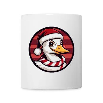 Animal de Noël de l’oie - Mug blanc - blanc - Devant