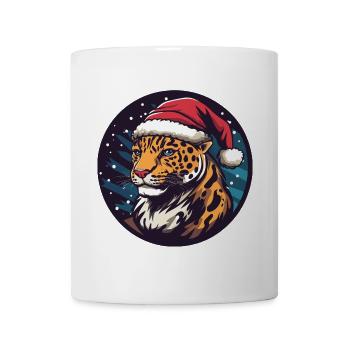 Leopard Christmas Animal - Mug - white - Front