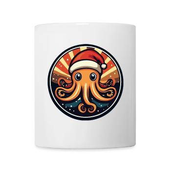 Octopus Christmas Animal - Mug - white - Front
