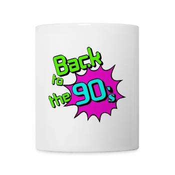 90s Party , Theme Party , 90s Back (25) - Mug - white - Front