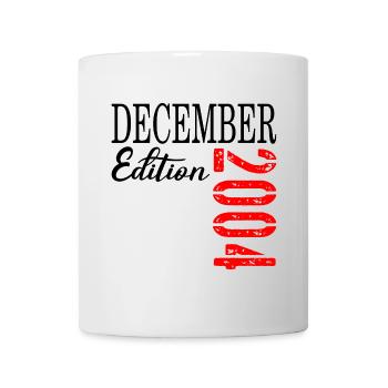 22. GEBURTSTAG DEZEMBER 2004 - Tasse - Weiß - Vorne