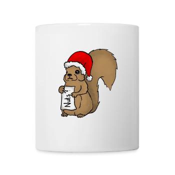 Weihnatchtshörnchen - Tasse - Weiß - Vorne