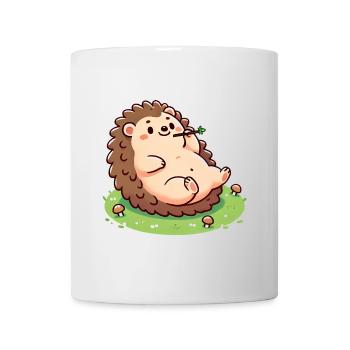 Chill Hedgehog Living Life Slow - Mug - white - Front