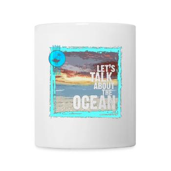 Sea atmosphere with sunset - Mug - white - Front