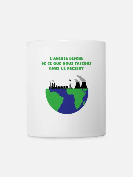 Planète Terre - Mug blanc - blanc
