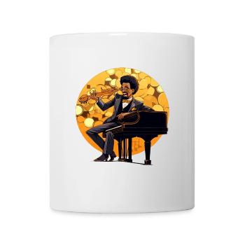Piano-Zauberin - Tasse - Weiß - Vorne