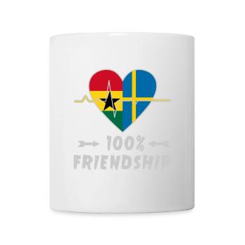 Ghana and Sweden 100% friendship - Mug - white - Front