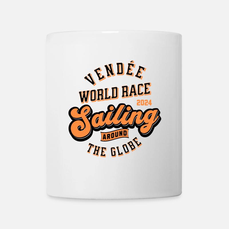 Vendée-Weltsegelregatta rund um den Globus - Tasse - Weiß