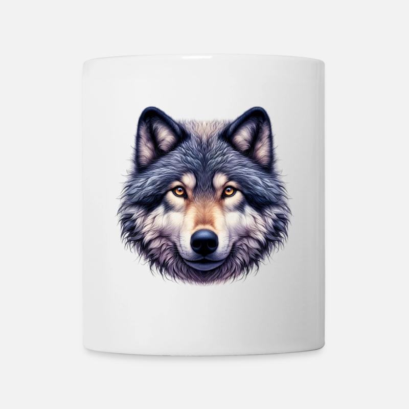Wolf - Tasse - Weiß