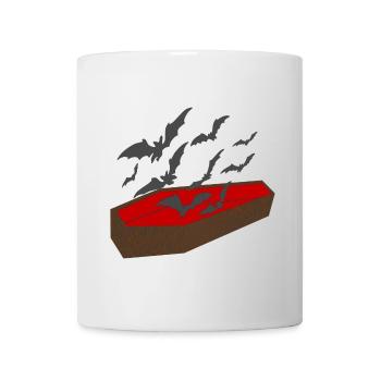 särge, Fledermäuse, halloween outfits - Tasse - Weiß - Vorne