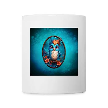 Vibrant Blue Bird - Mug - white - Front