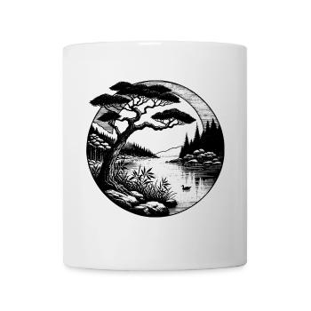 Arbre – La nature en harmonie - Mug blanc - blanc - Devant