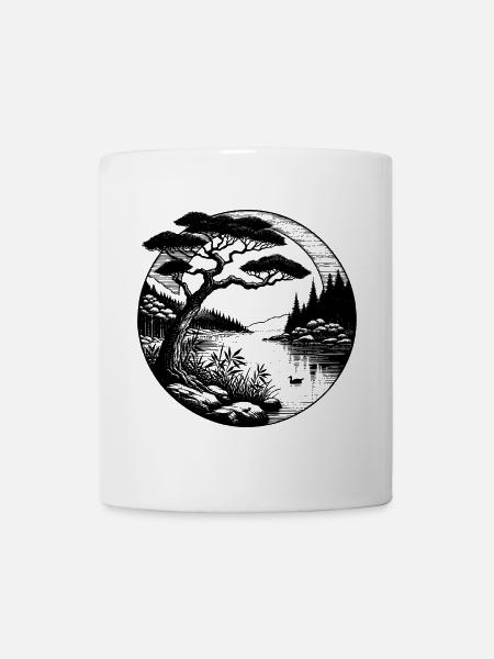 Baum – Natur im Einklang - Tasse - Weiß