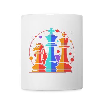 Chess Pieces Cartoon - Mug - white - Front
