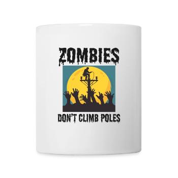 Lineman Halloween Zombie Klettermast - Tasse - Weiß - Vorne