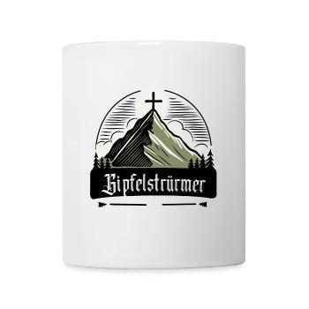 Summit Storming Mountain Motivation Nature - Mug - white - Front
