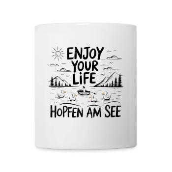 Hopfen am See Vacances Randonnée en montagne - Mug blanc - blanc - Devant