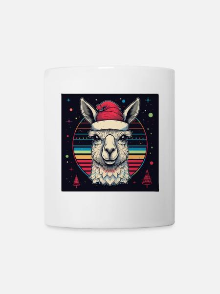 Alpaga X-Mas - Mug blanc - blanc