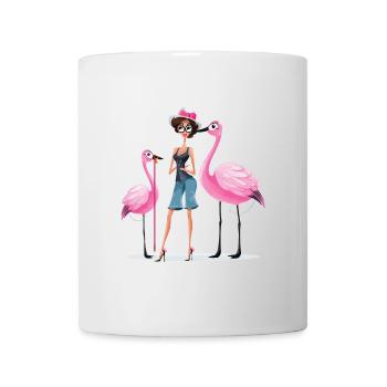 Designer Flamingle - Tasse - Weiß - Vorne