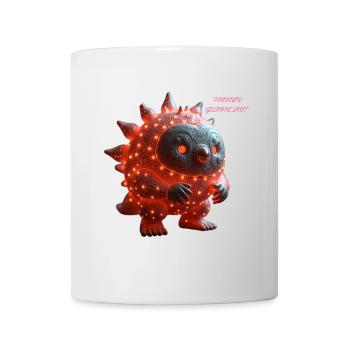 Lava-Licht Monster Glühen - Tasse - Weiß - Vorne