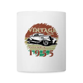 69ème Anniversaire - Classique - Millésime depuis 11/1955 - Mug blanc - blanc - Devant