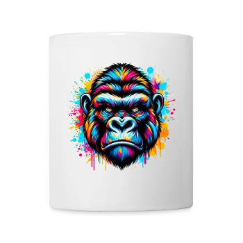 Gorilla - Tasse - Weiß - Vorne