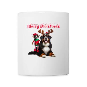 Bouvier Bernois de Noël - Mug blanc - blanc - Devant